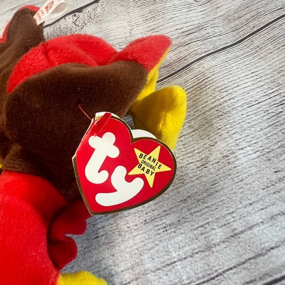 TY Beanie Baby – GOBBLES the Turkey (5.5 in) - Picture 9 of 9
